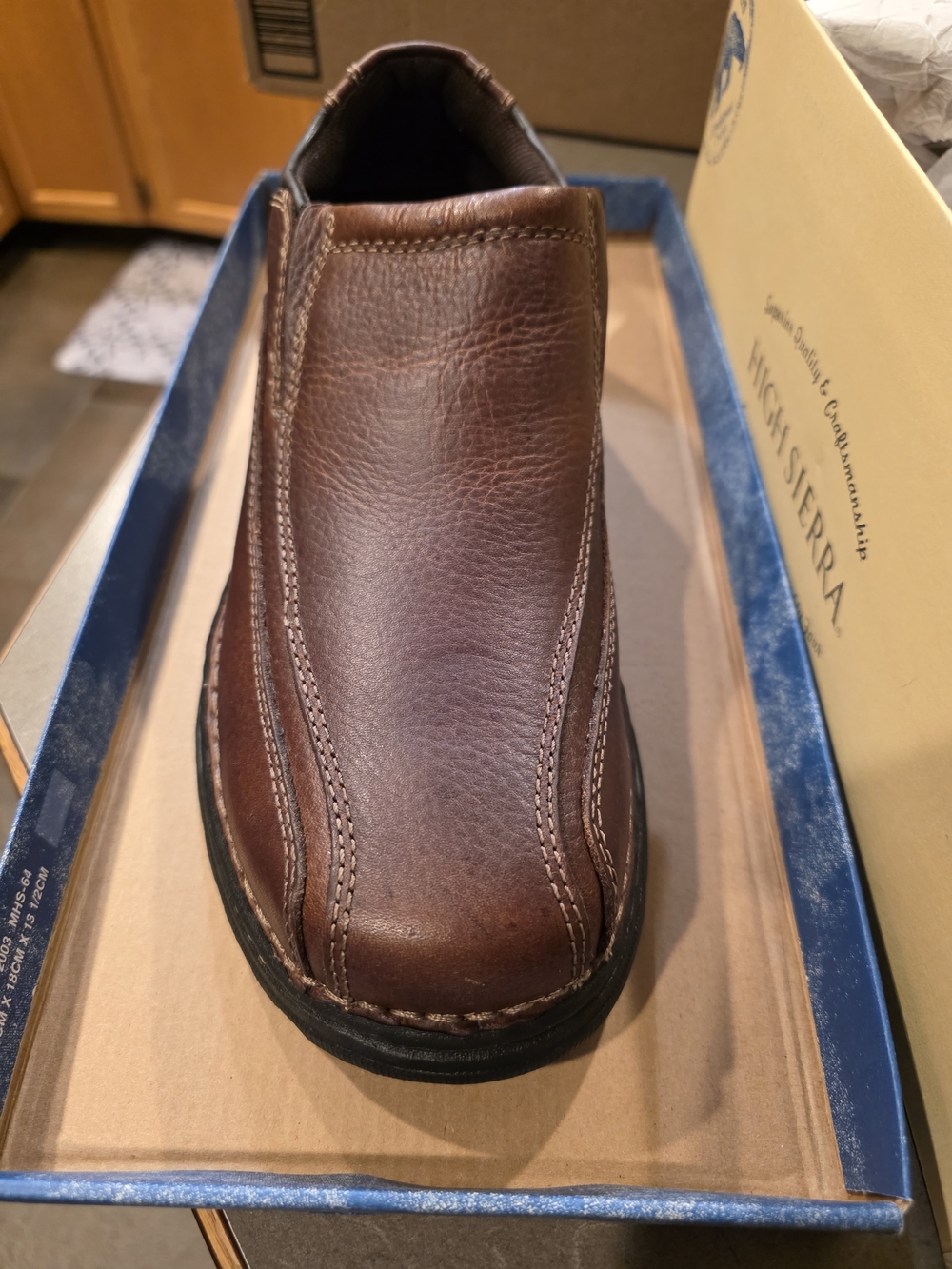 High Sierra Brown Men's Slip-On Leather Shoe
